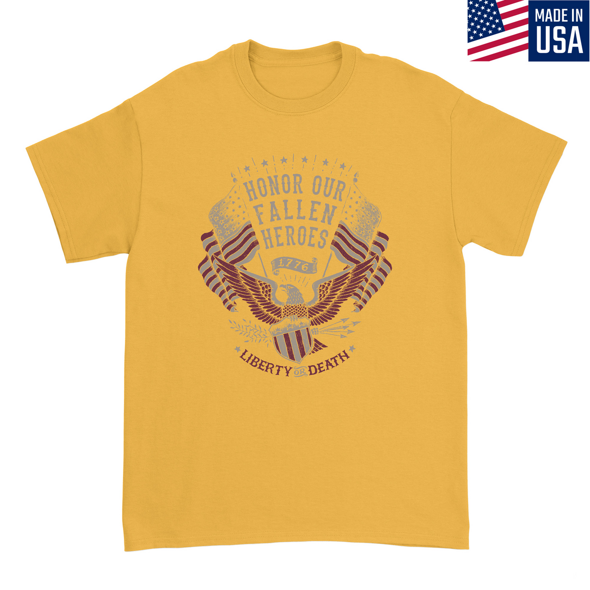 Mens Small Yellow Style_T-Shirt