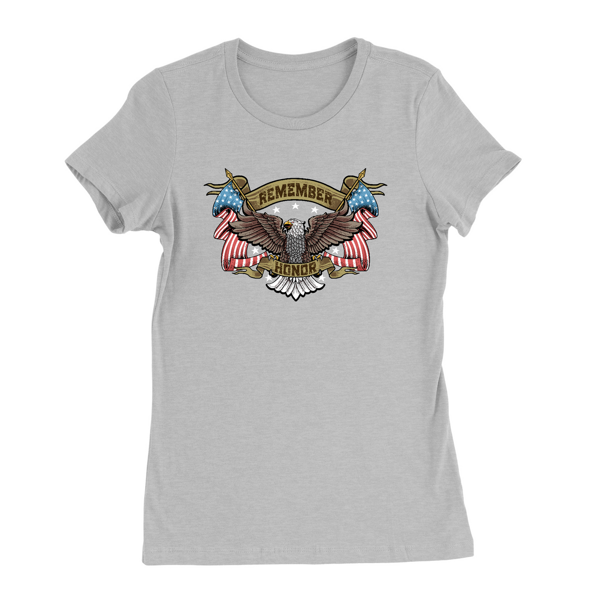 Womens Small Solid Athletic Grey Style_T-Shirt