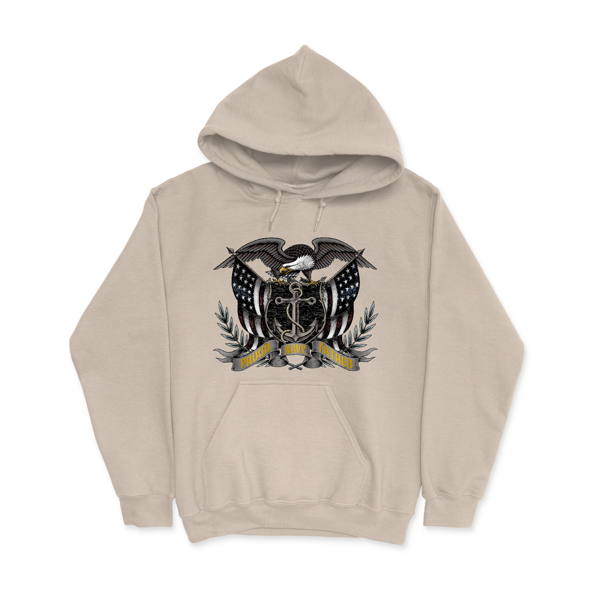 Mens Small Sand Style_Hoodie