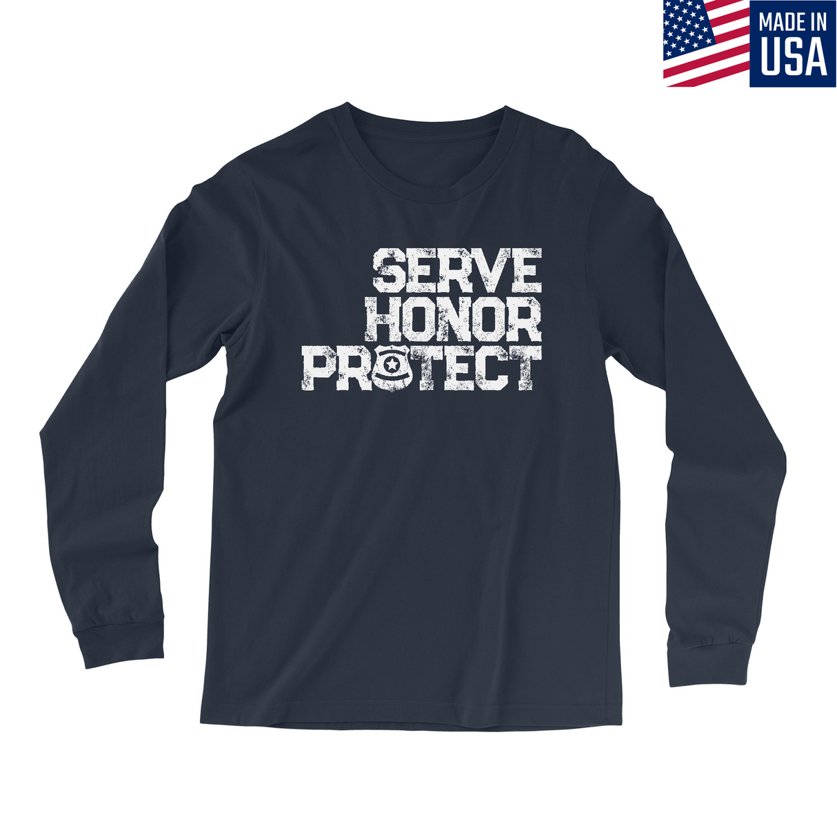 Mens Small Navy Style_Long Sleeve