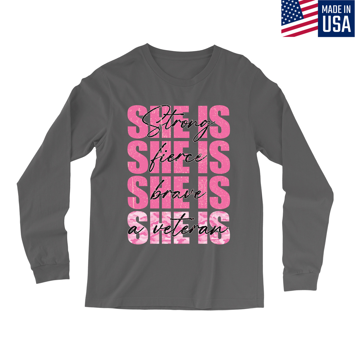 Mens Small Charcoal Style_Long Sleeve