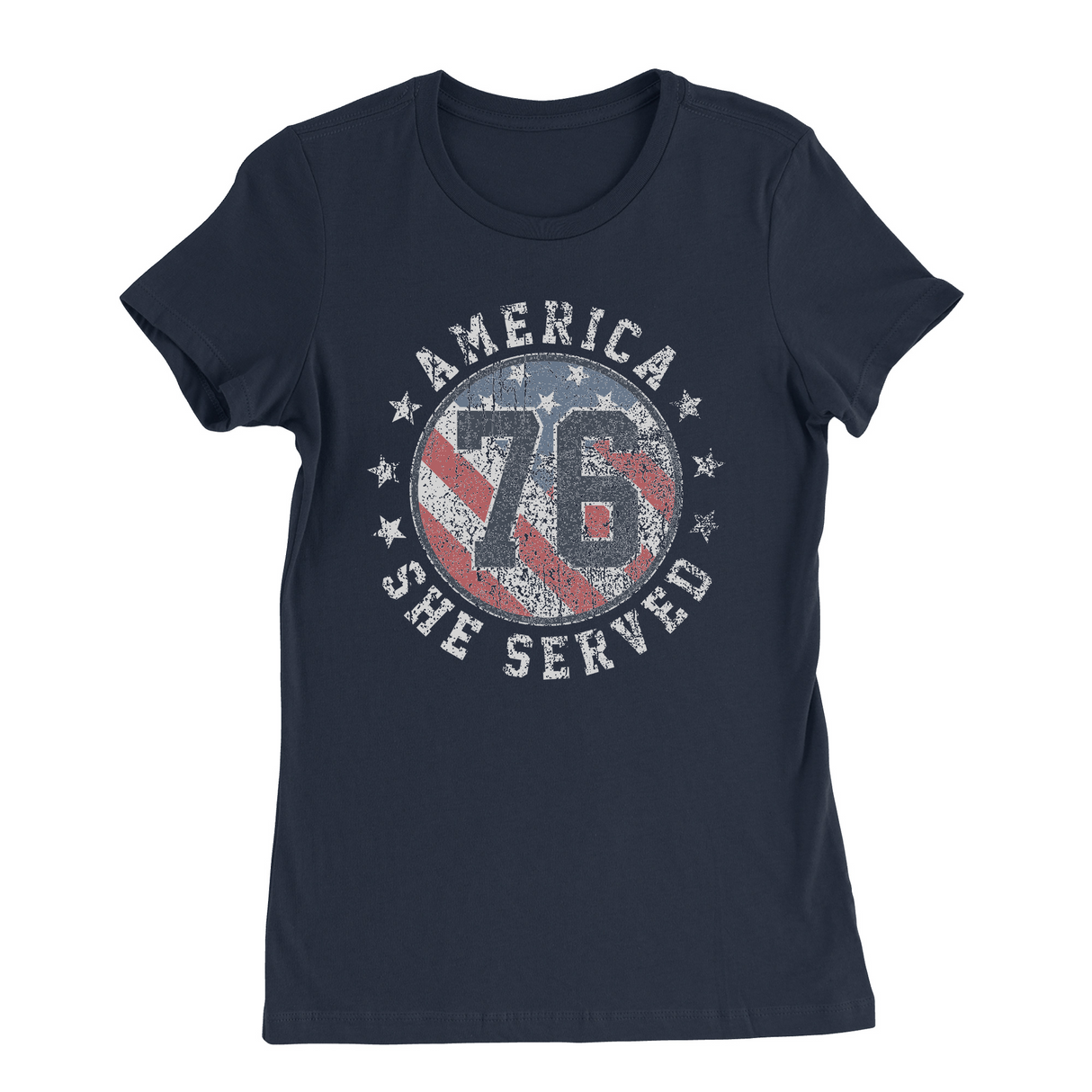 Womens Small Navy Style_T-Shirt