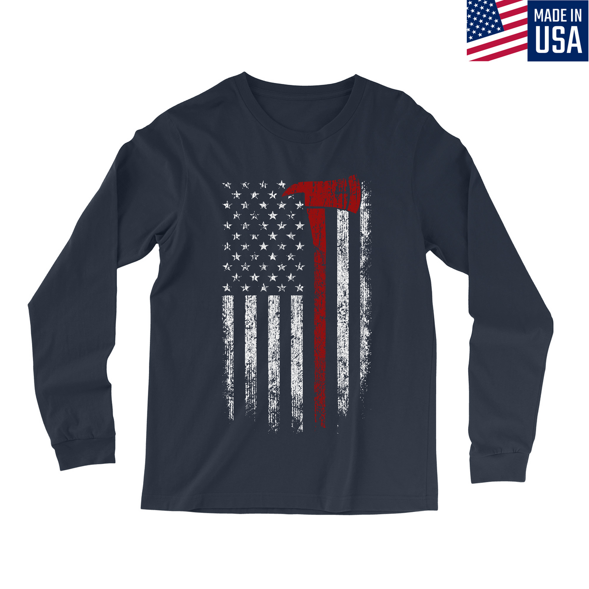 Mens Small Navy Style_Long Sleeve