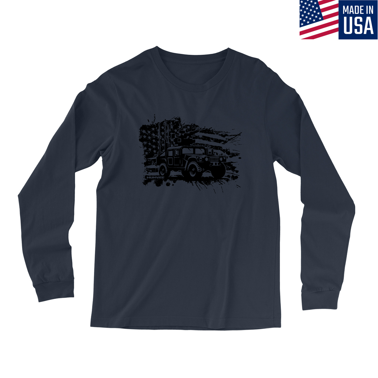 Mens Small Navy Style_Long Sleeve