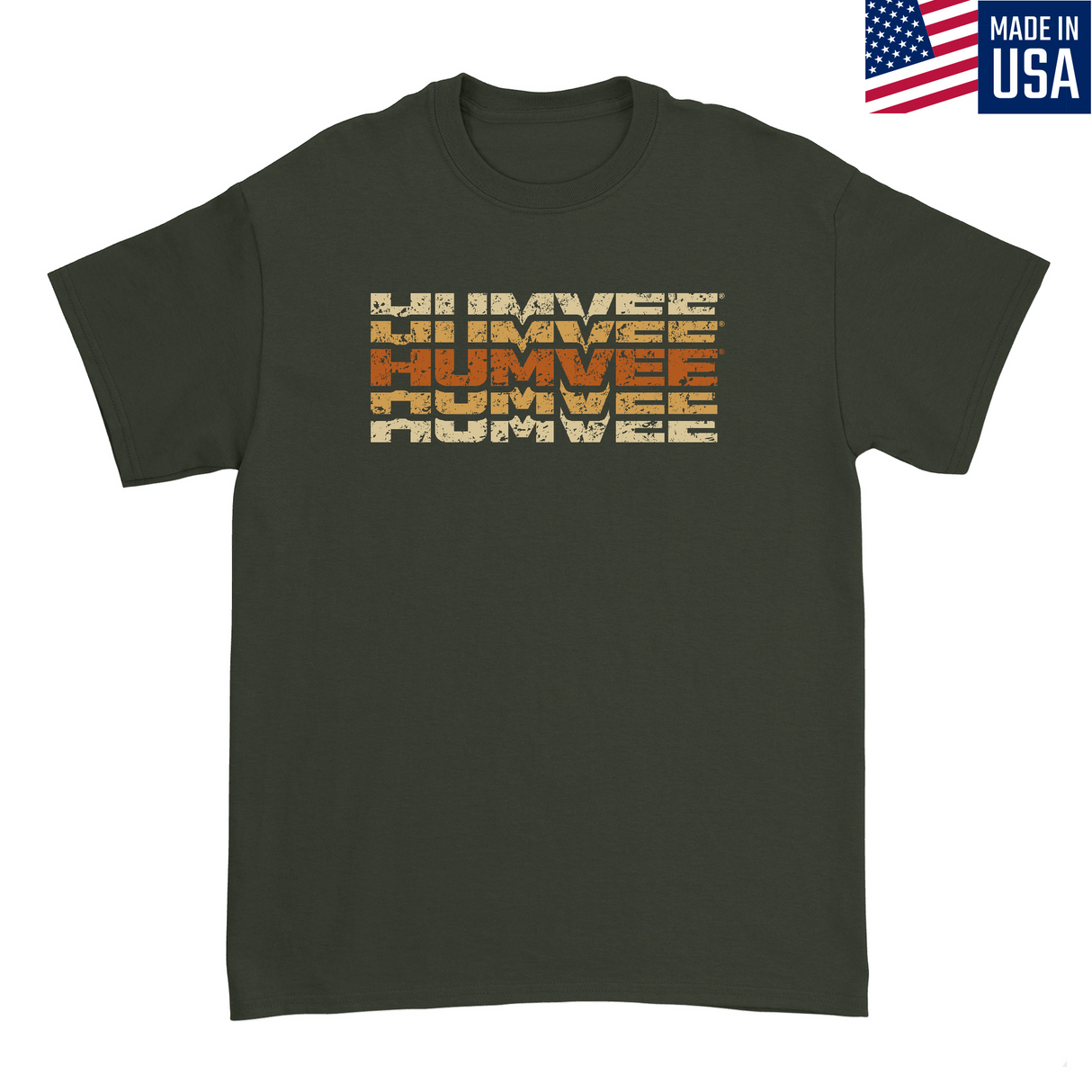 Mens Small Military Green Style_T-Shirt