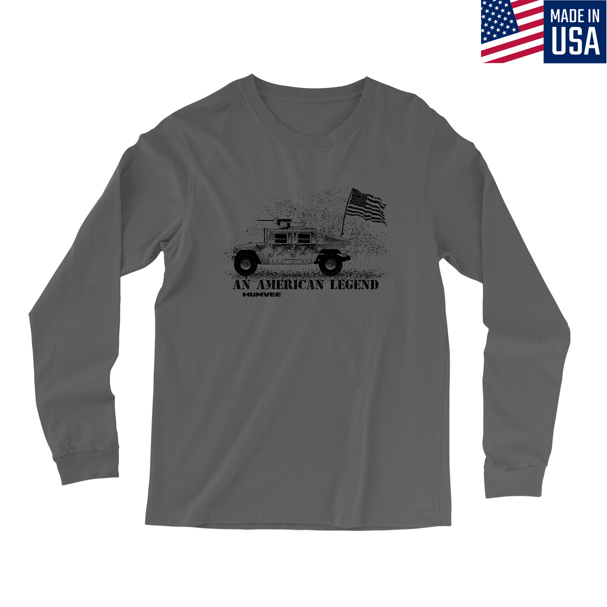 Mens Small Charcoal Style_Long Sleeve