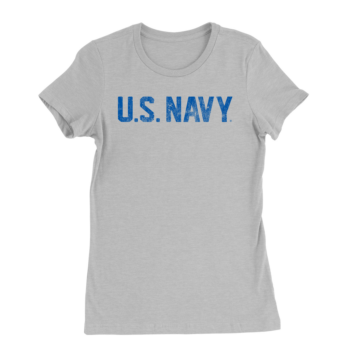 Womens Small Solid Athletic Grey Style_T-Shirt