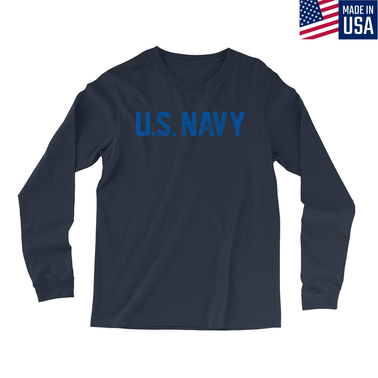 Mens Small Navy Style_Long Sleeve