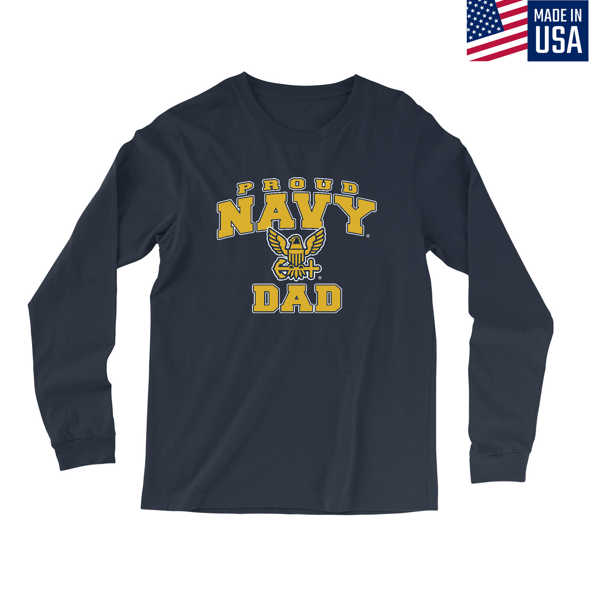 Mens Small Navy Style_Long Sleeve