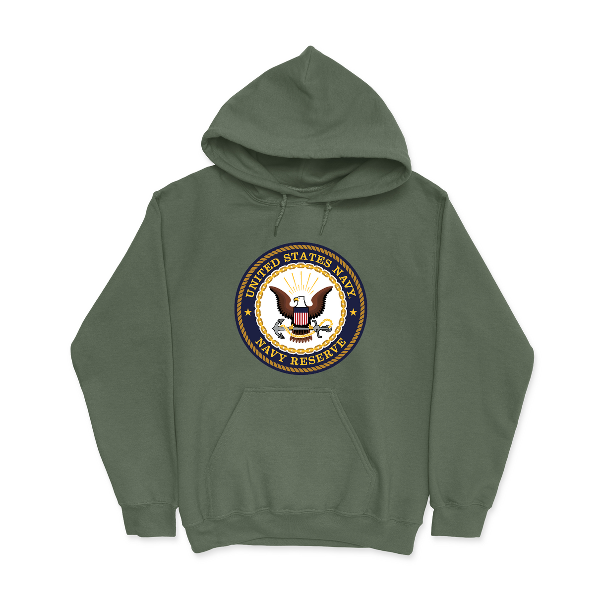 Mens Small Military Green Style_Hoodie