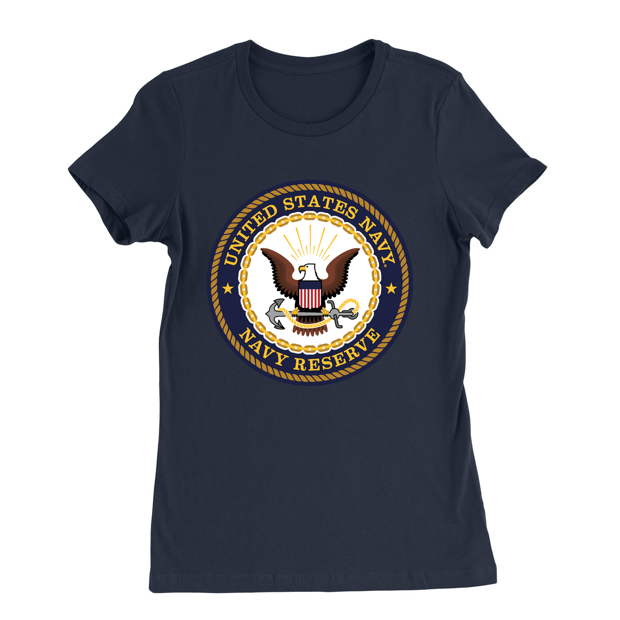 Womens Small Navy Style_T-Shirt
