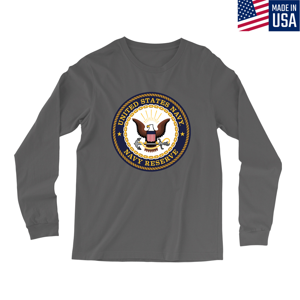 Mens Small Charcoal Style_Long Sleeve