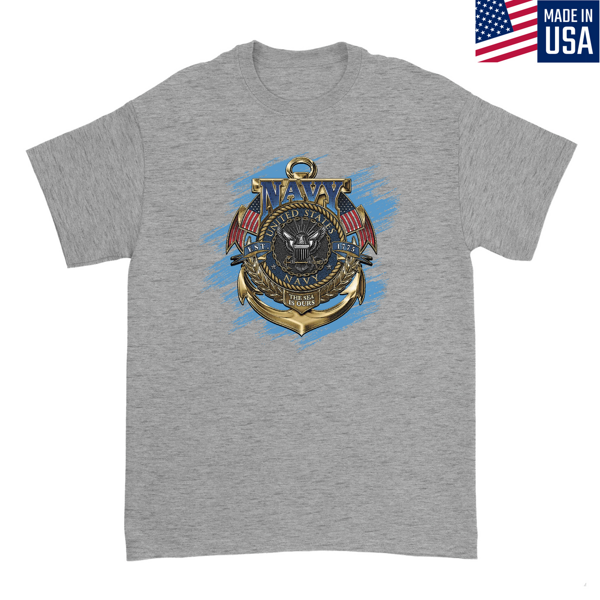 Mens Small Dark Ash Style_T-Shirt