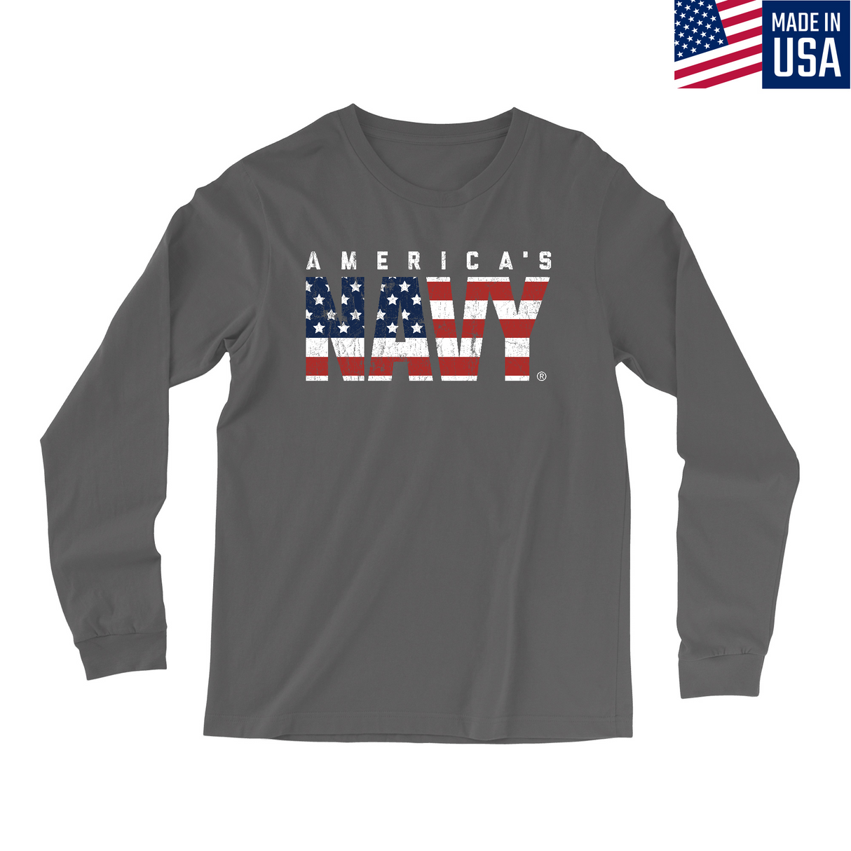 Mens Small Charcoal Style_Long Sleeve