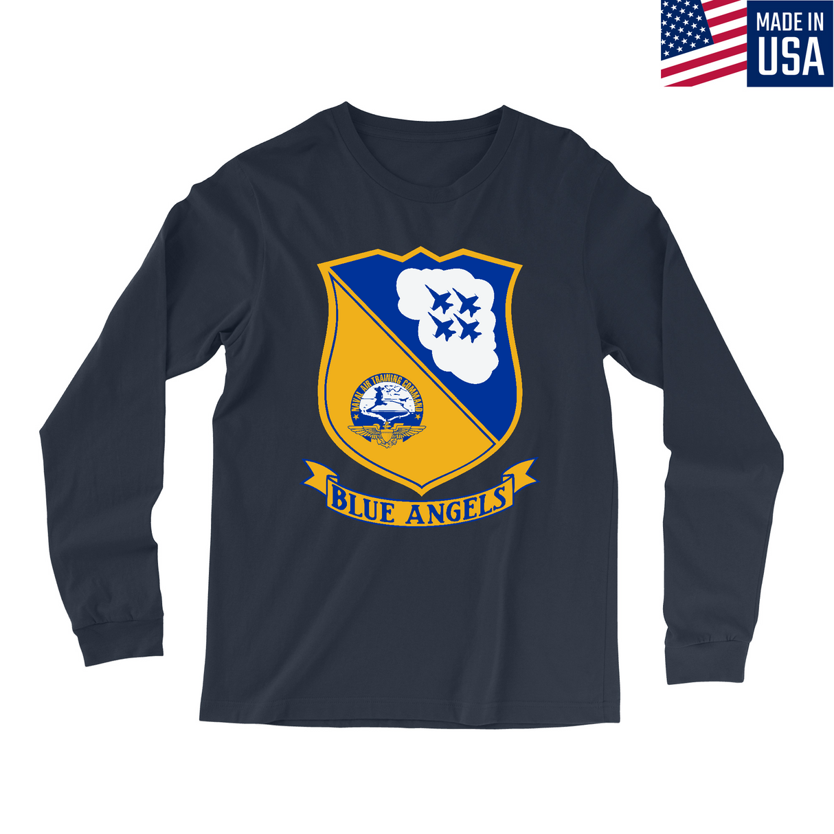 Mens Small Navy Style_Long Sleeve