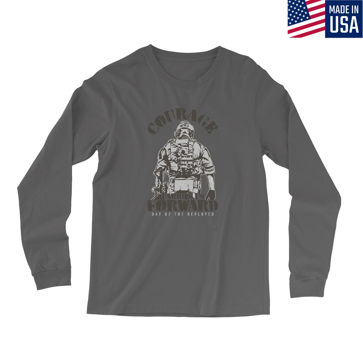 Mens Small Charcoal Style_Long Sleeve