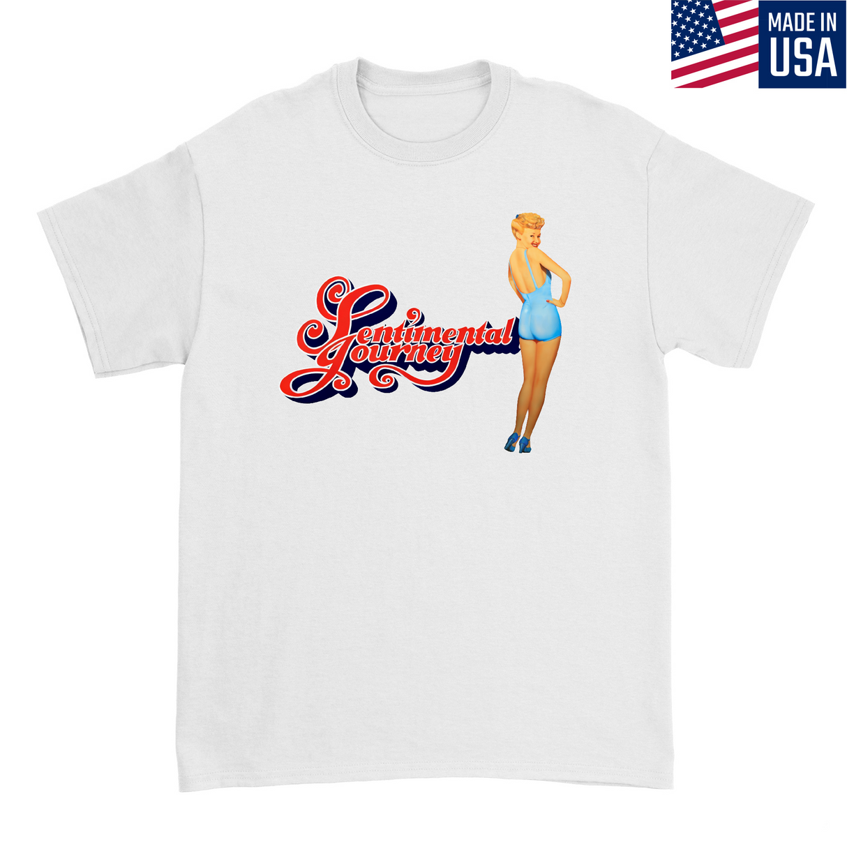 Mens Small White Style_T-Shirt