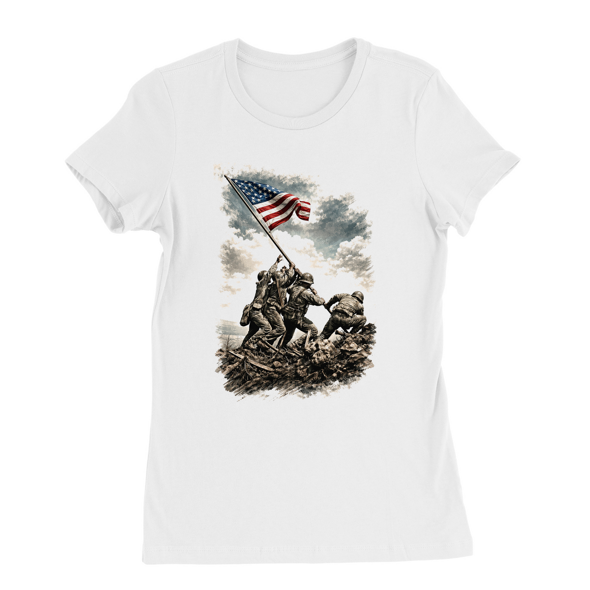 Womens Small White Style_T-Shirt