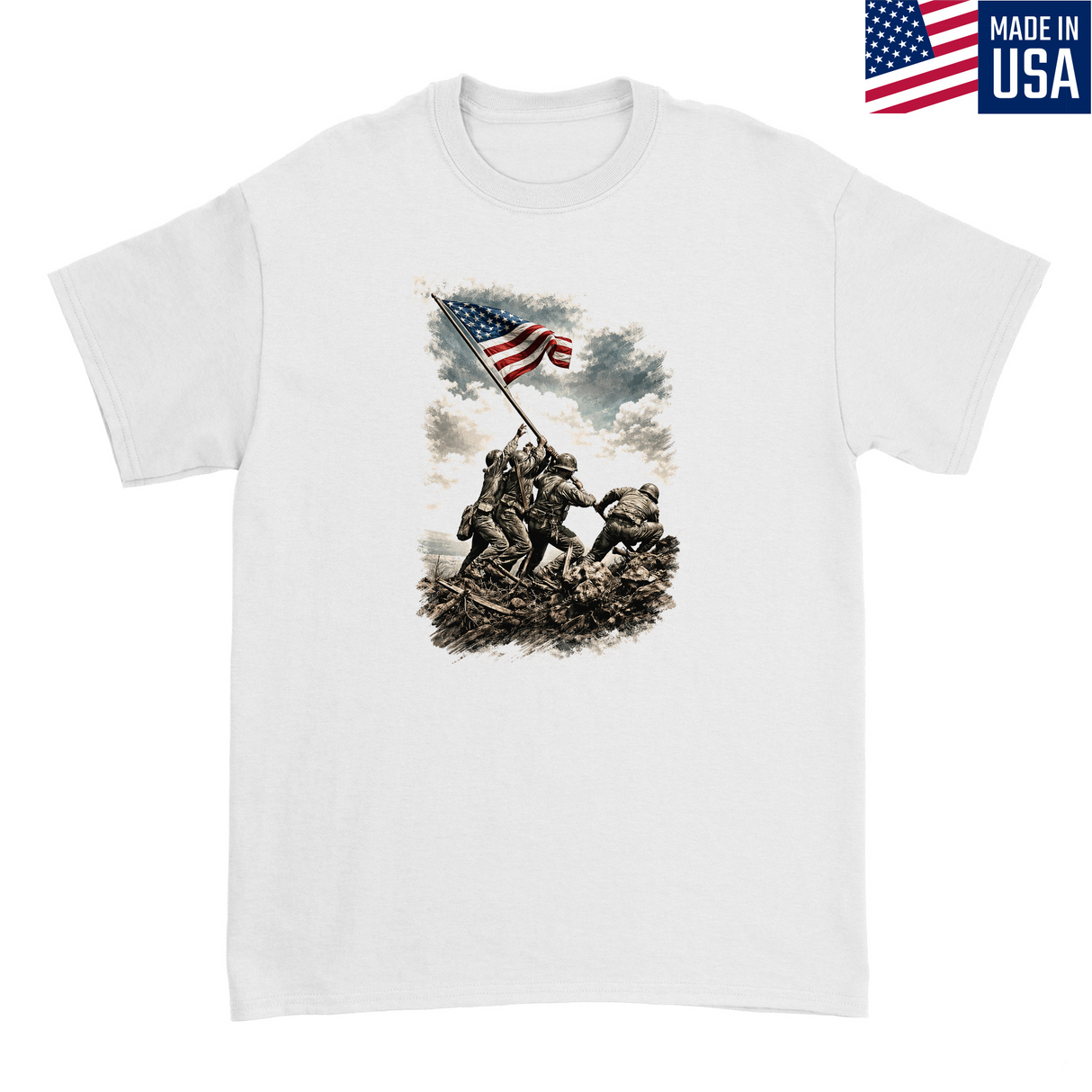 Mens Small White Style_T-Shirt