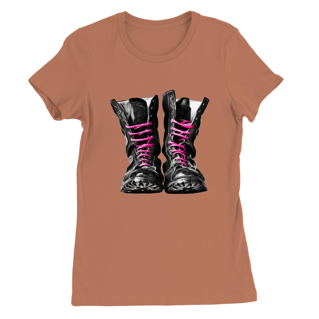 Womens Small Brown Style_T-Shirt