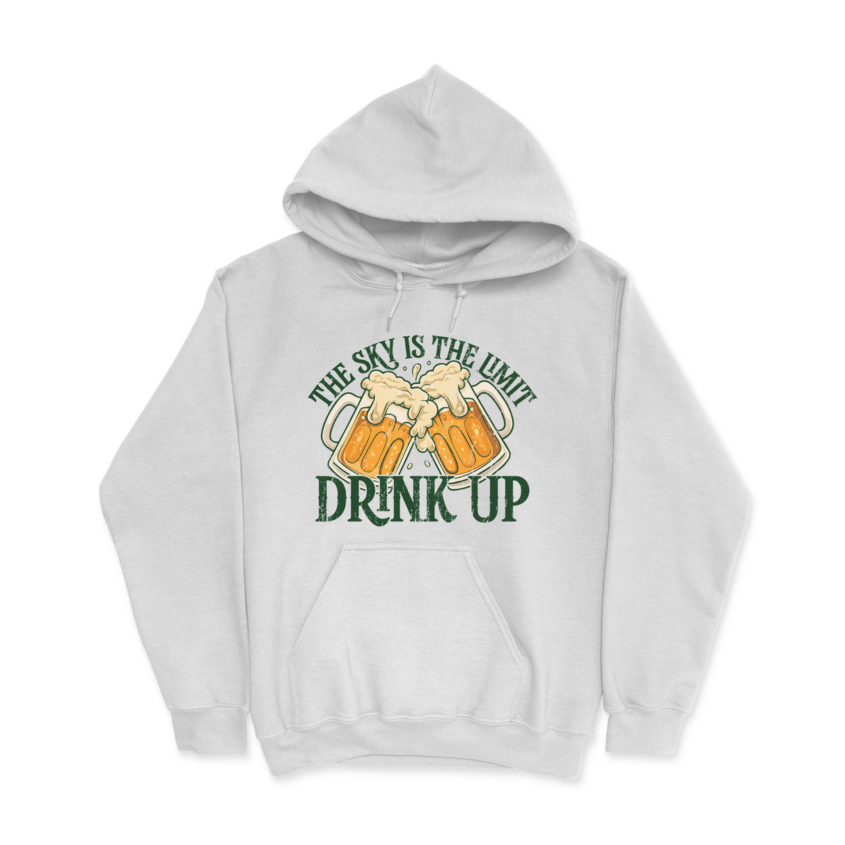 Mens Small White Style_Hoodie