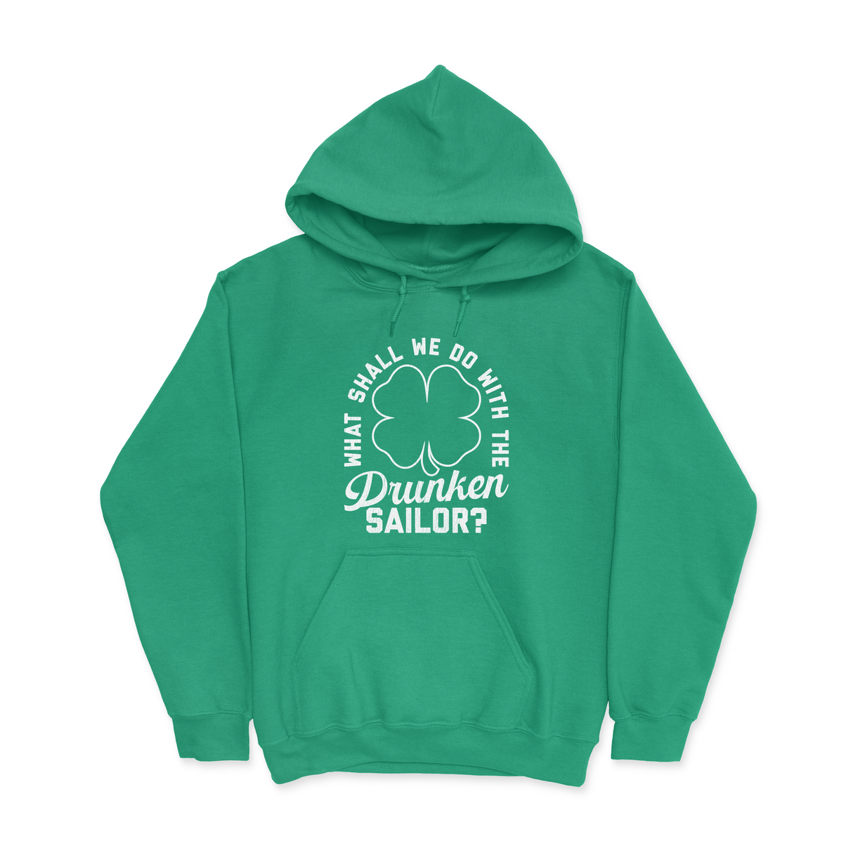 Mens Small Irish Green Style_Hoodie