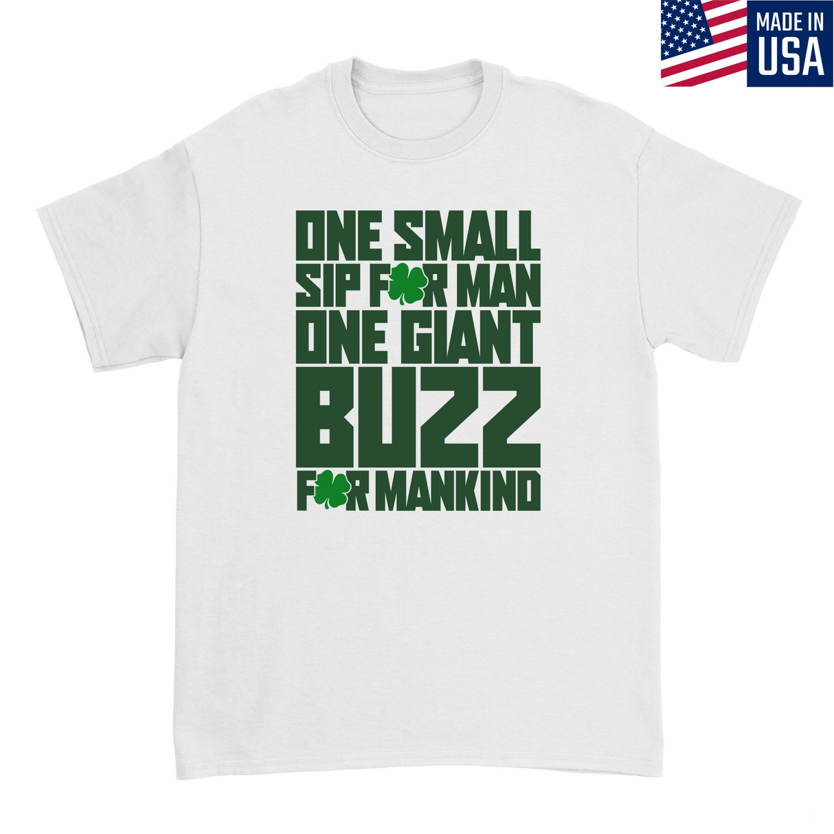 Mens Small White Style_T-Shirt