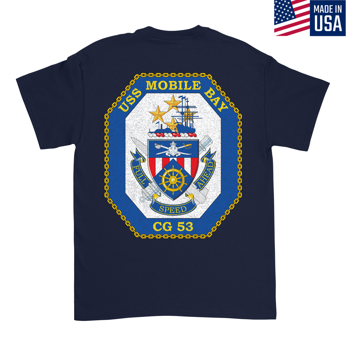 Mens Medium Dark Navy Style_T-Shirt