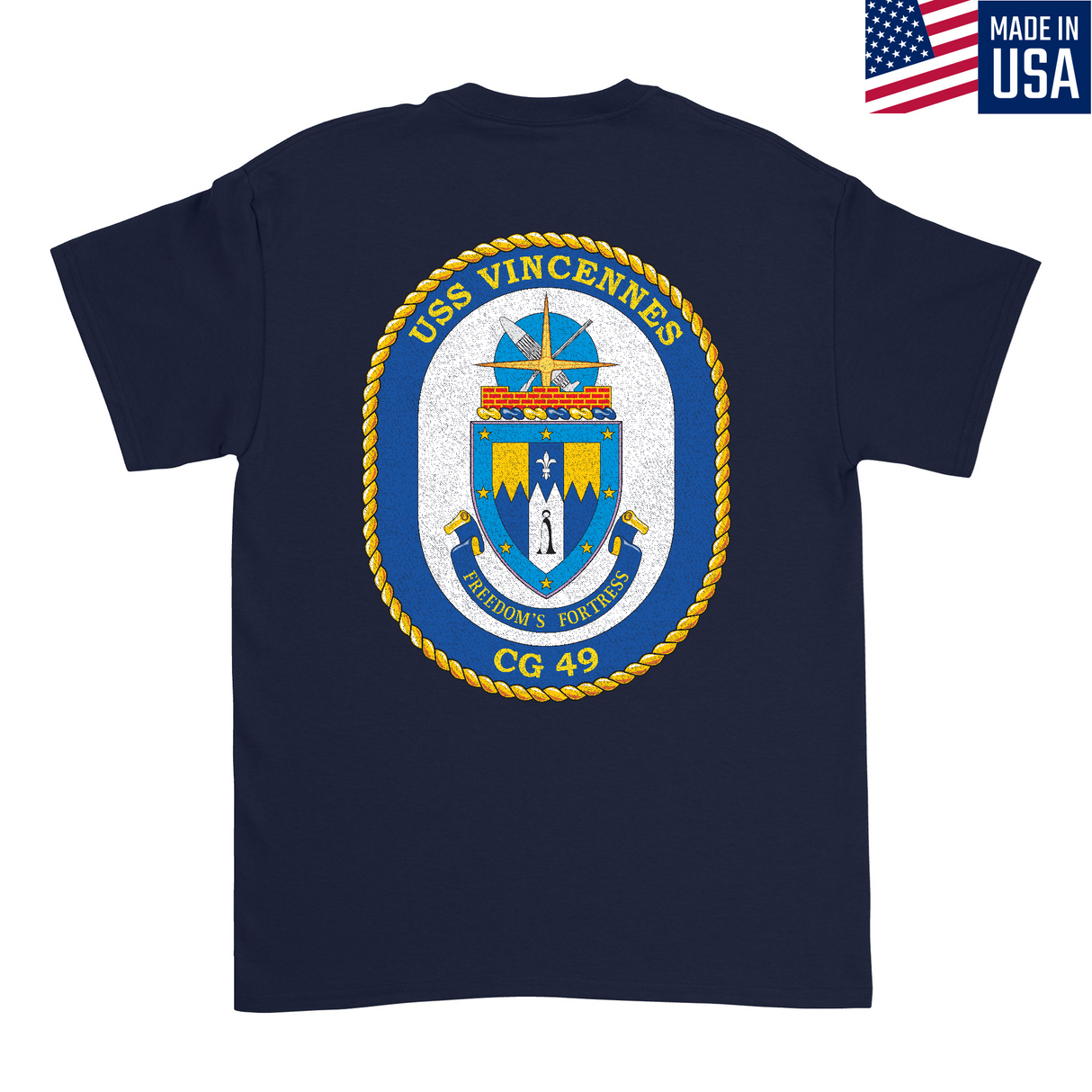 Mens Medium Dark Navy Style_T-Shirt