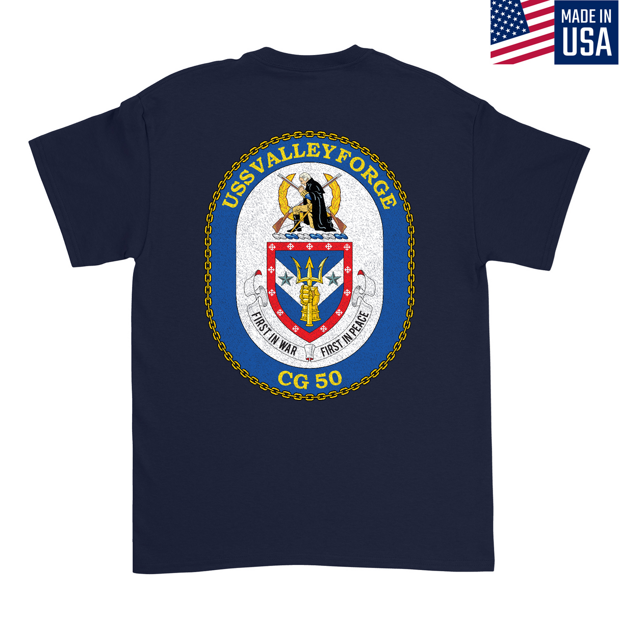 Mens Medium Dark Navy Style_T-Shirt