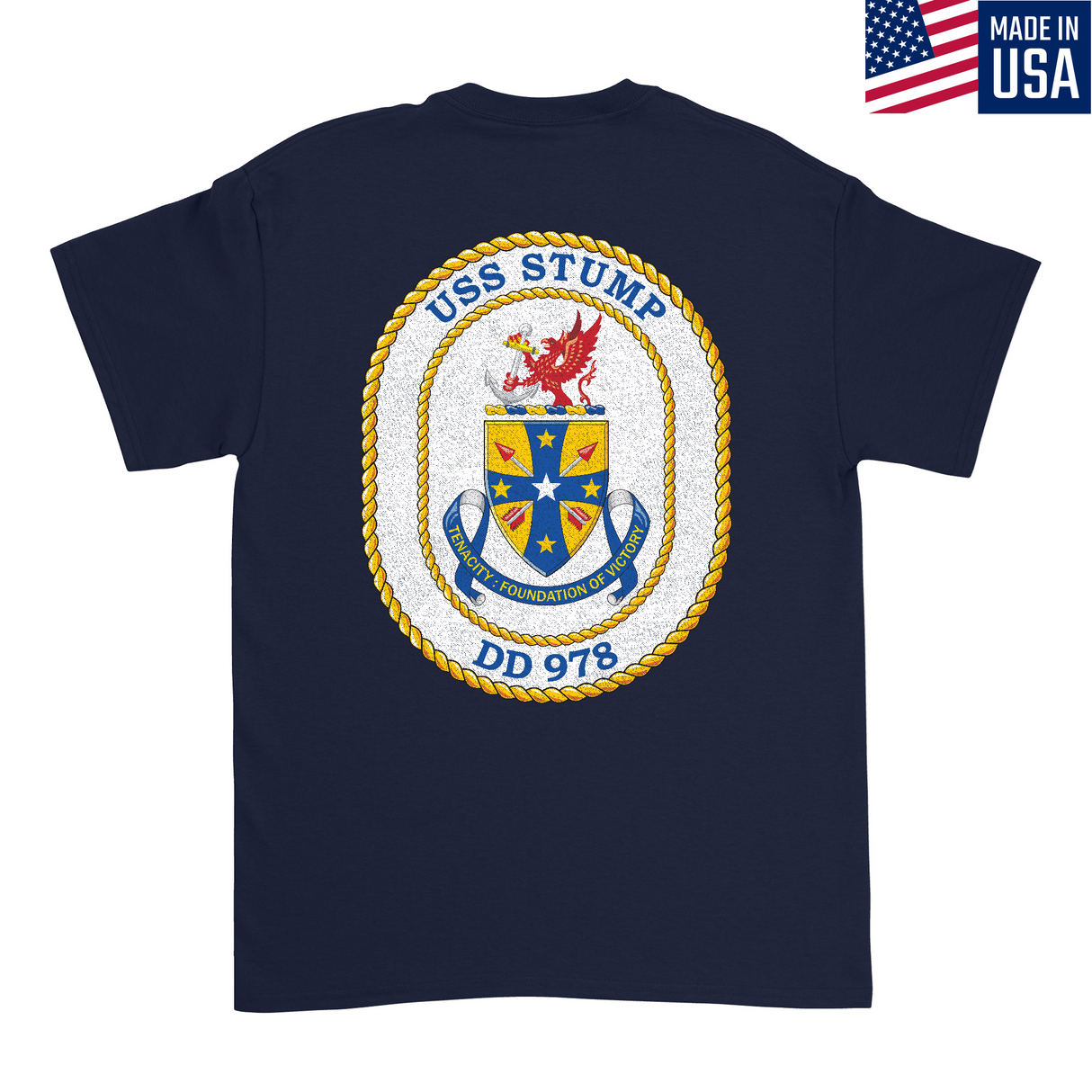 Mens Medium Dark Navy Style_T-Shirt