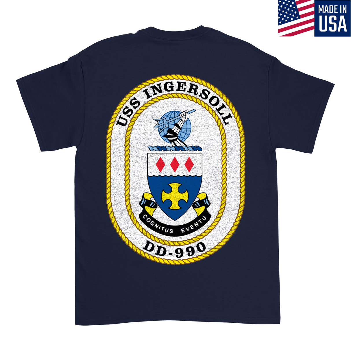 Mens Medium Dark Navy Style_T-Shirt