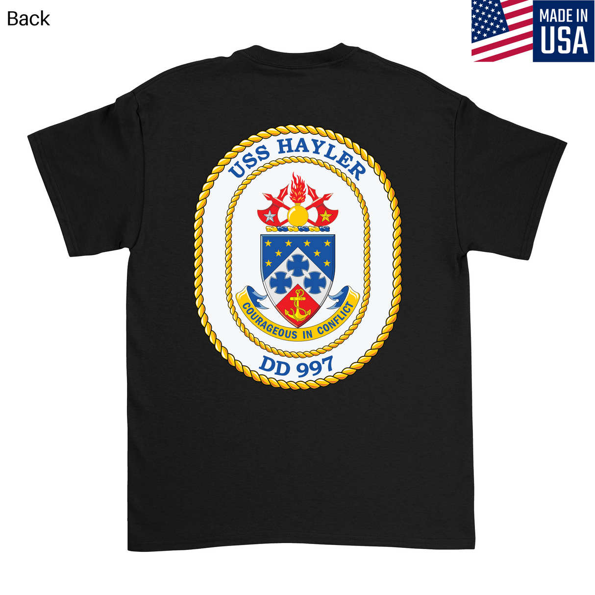 USS Hayler DD 997 Men's T-Shirt