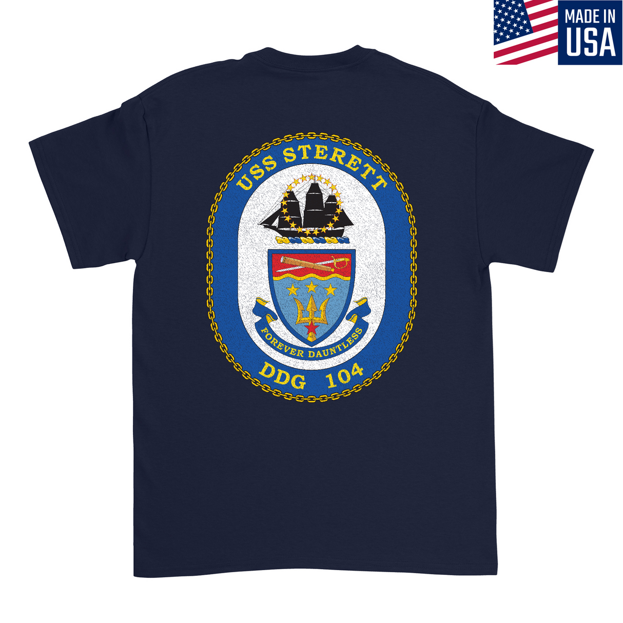 Mens Medium Dark Navy Style_T-Shirt