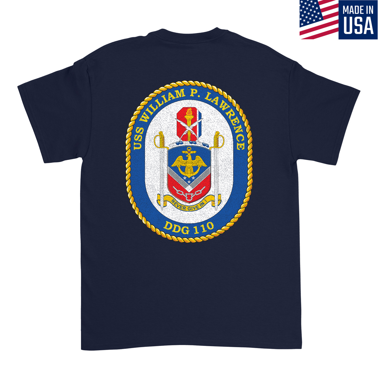 Mens Medium Dark Navy Style_T-Shirt