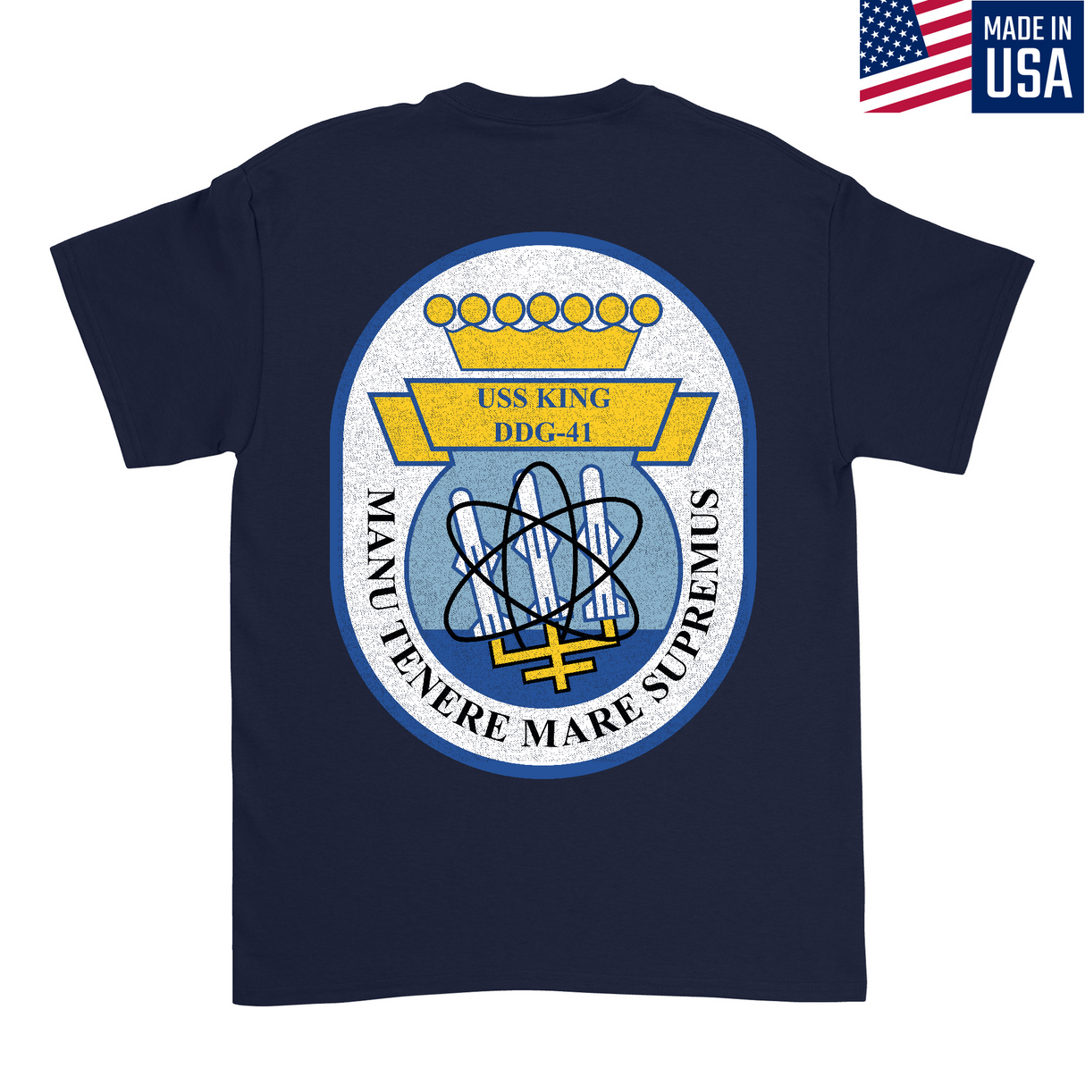 Mens Medium Dark Navy Style_T-Shirt