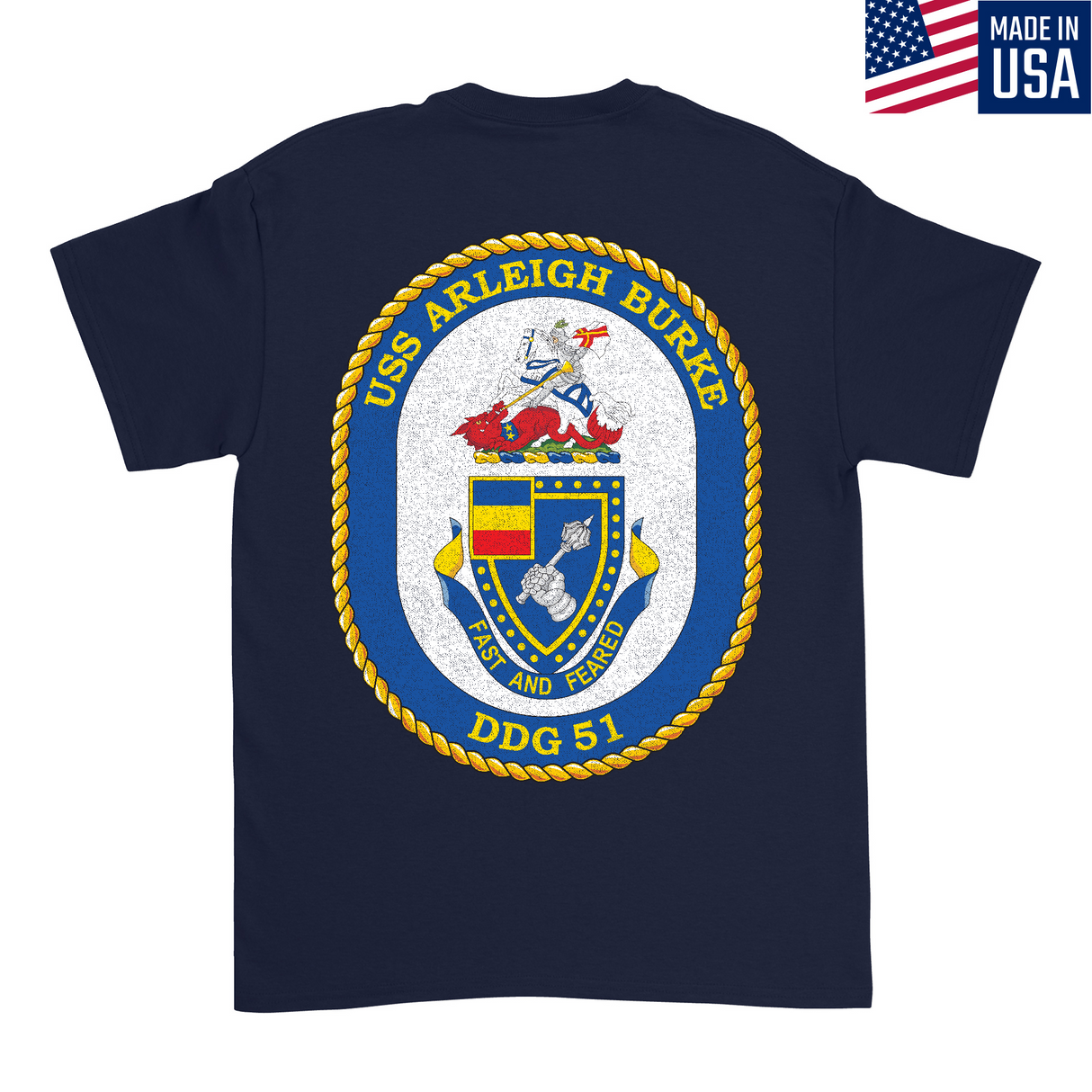 Mens Medium Dark Navy Style_T-Shirt