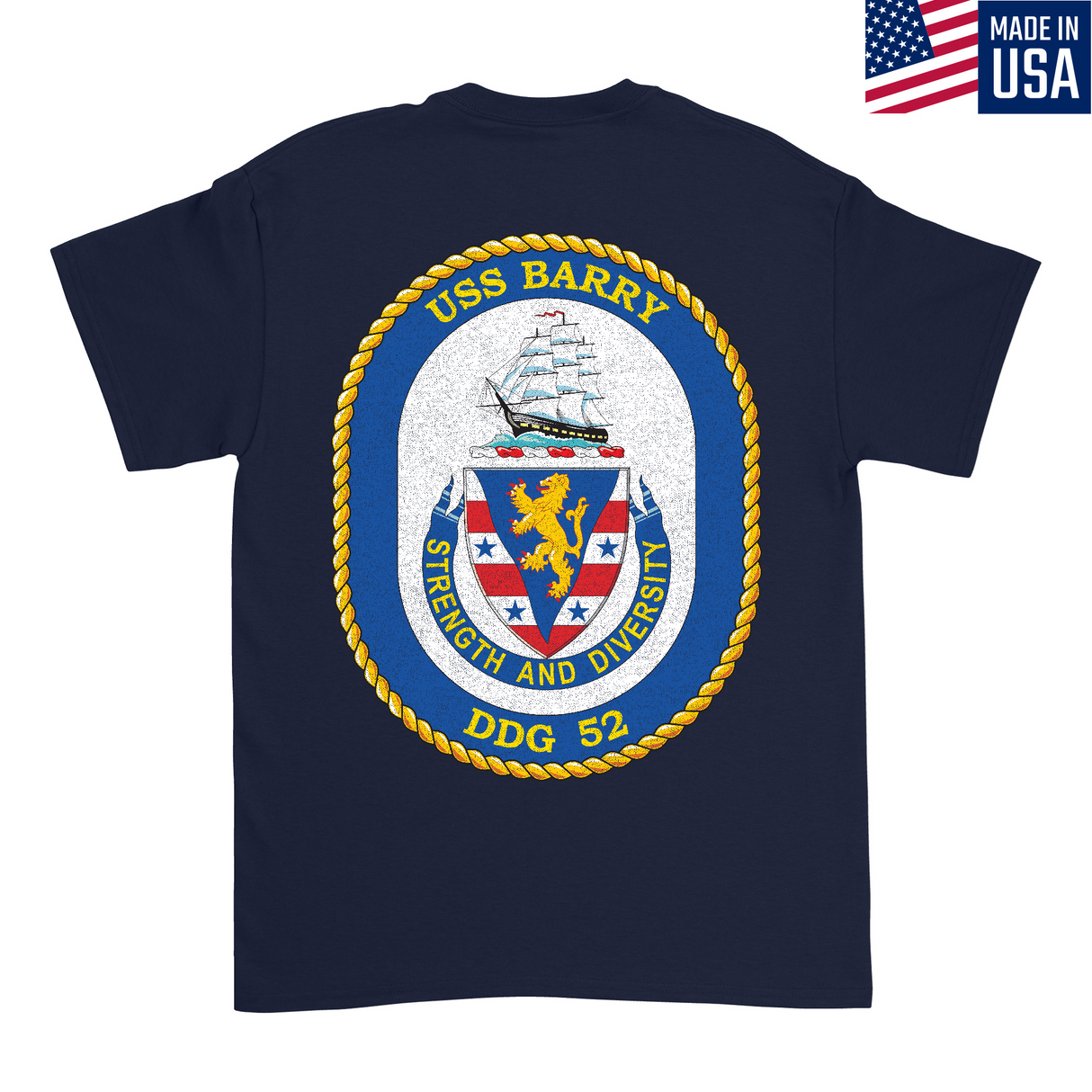 Mens Medium Dark Navy Style_T-Shirt