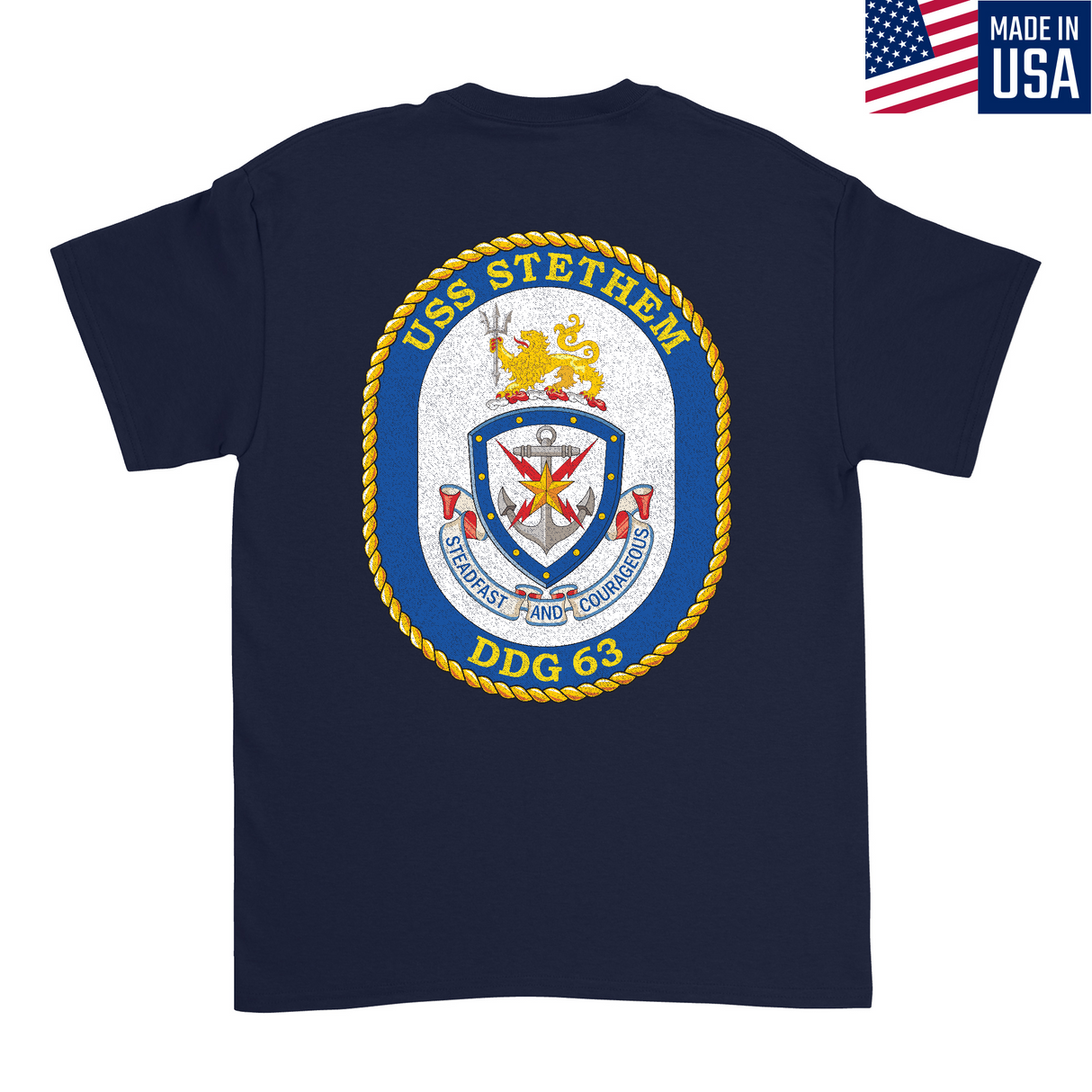 Mens Medium Dark Navy Style_T-Shirt