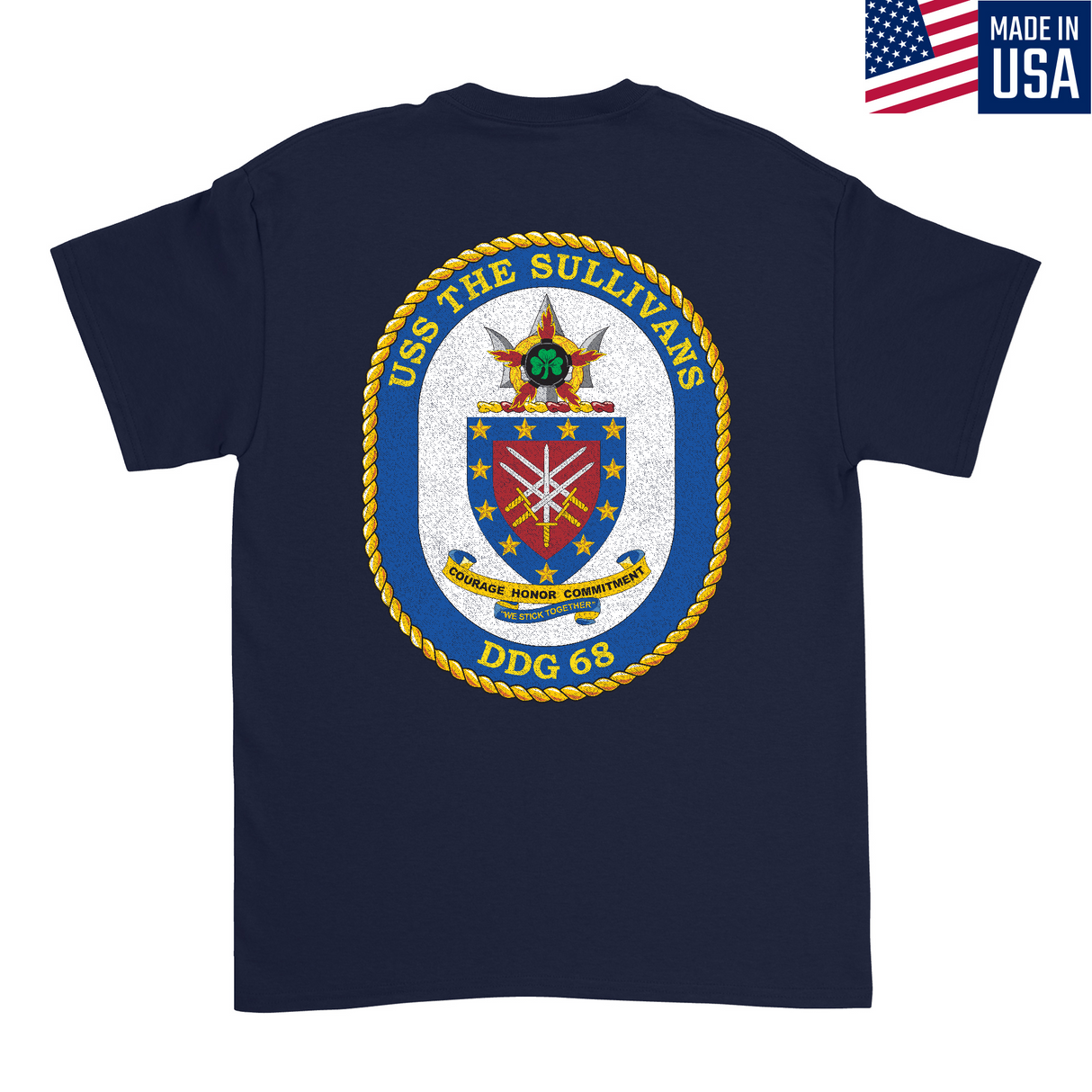 Mens Medium Dark Navy Style_T-Shirt