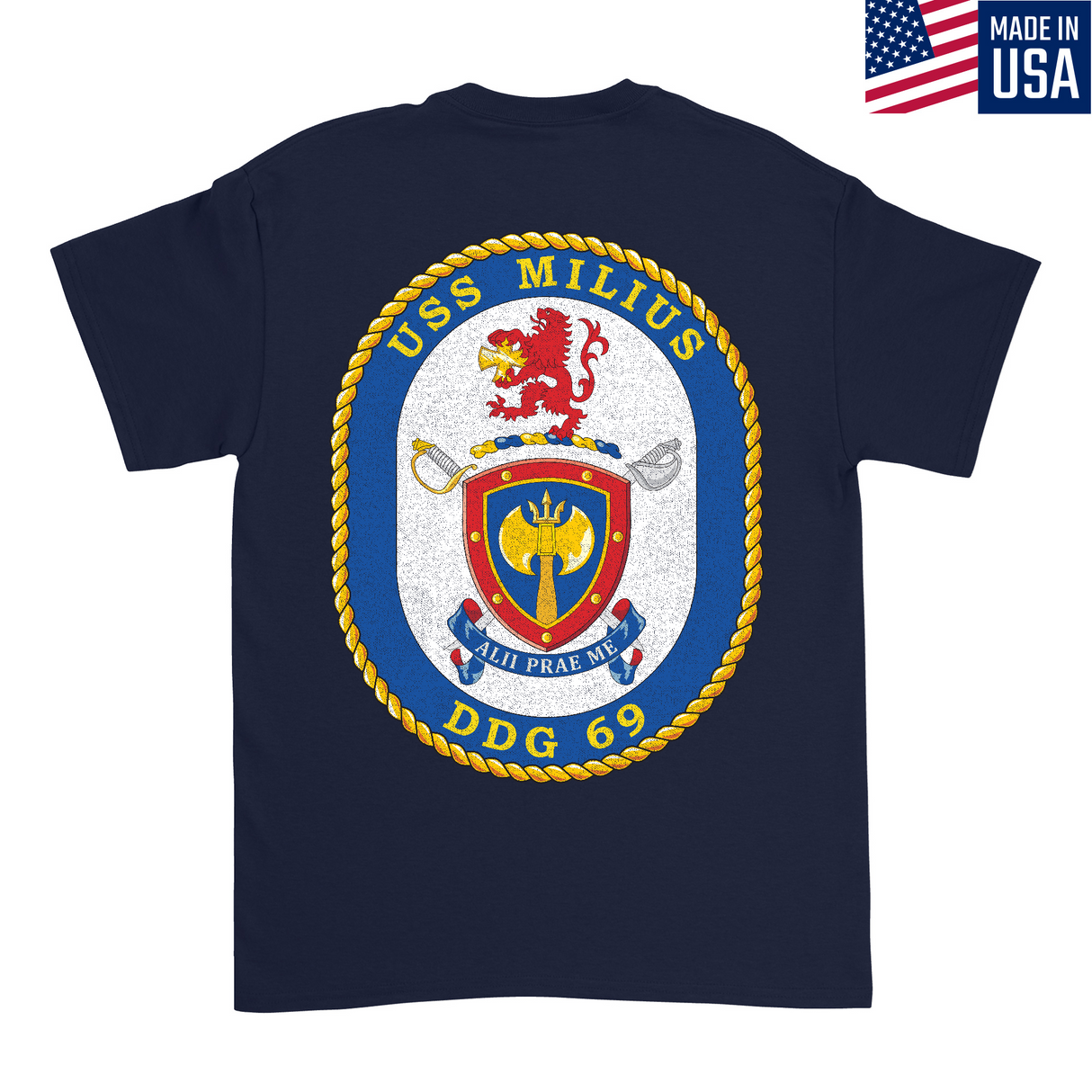 Mens Medium Dark Navy Style_T-Shirt