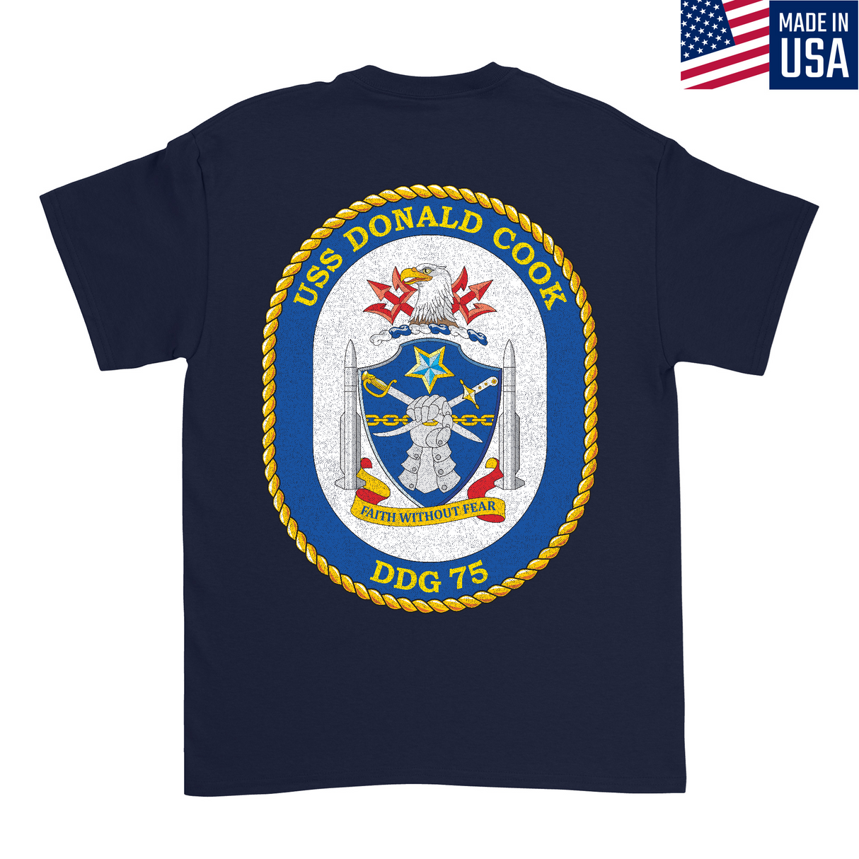 Mens Medium Dark Navy Style_T-Shirt