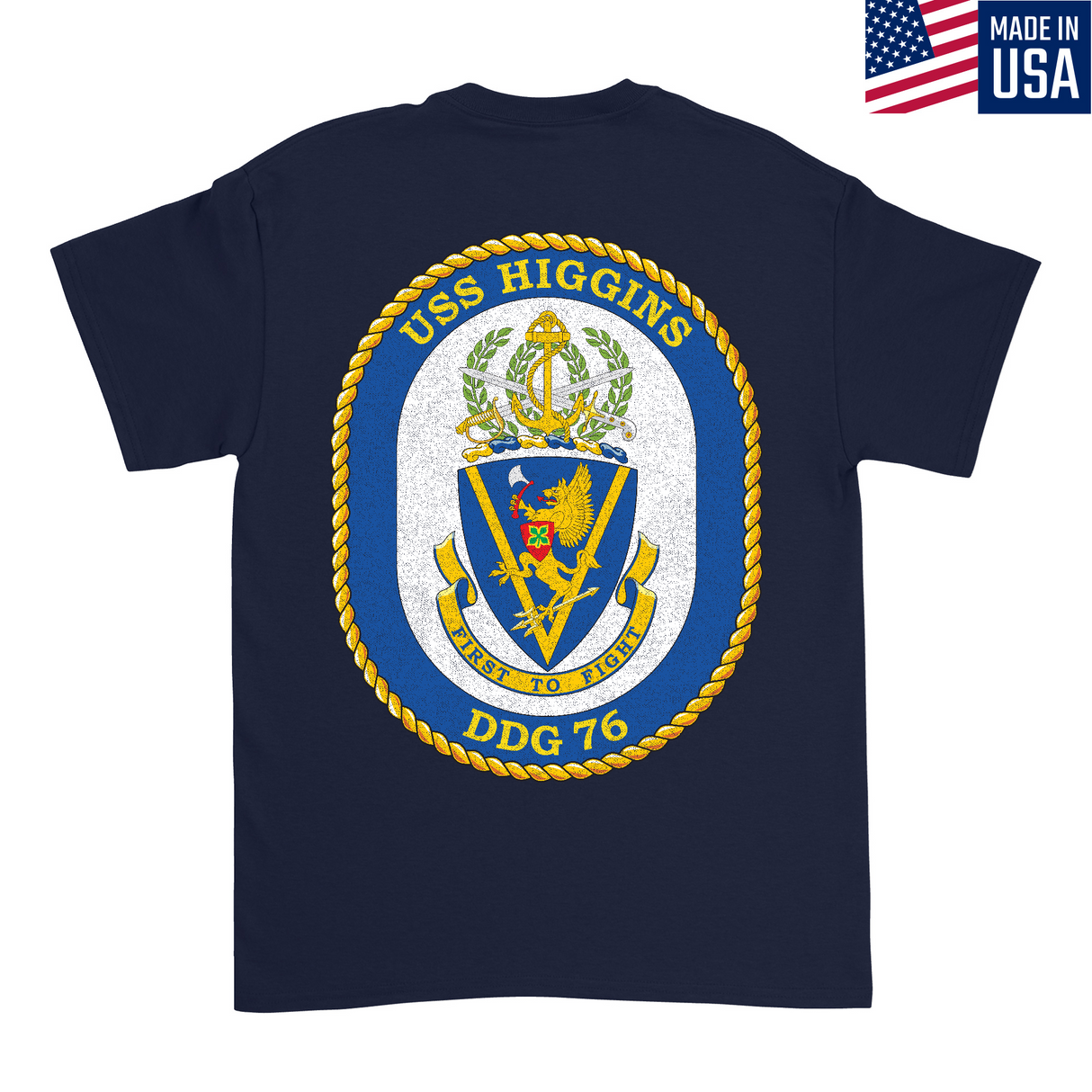 Mens Medium Dark Navy Style_T-Shirt