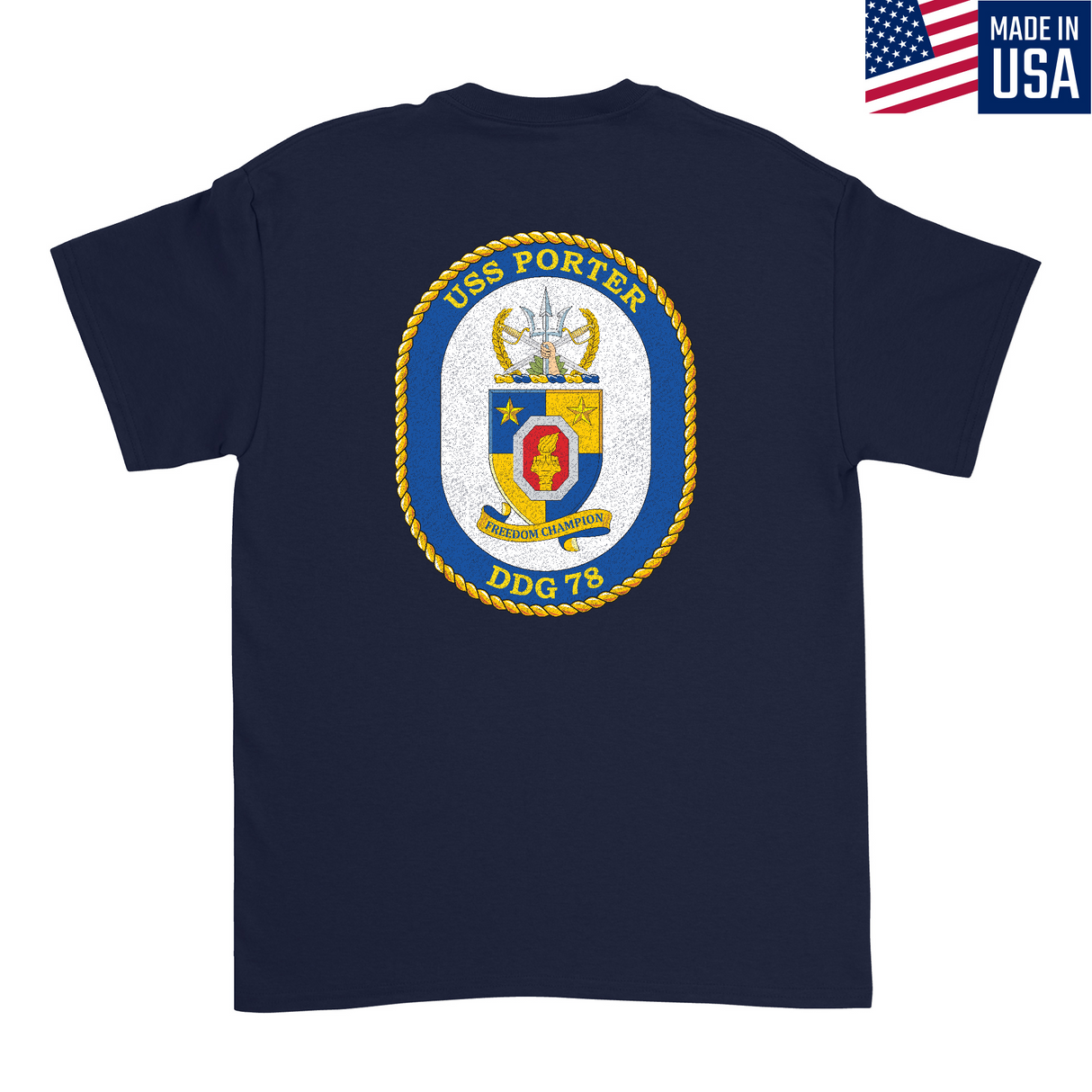 Mens Medium Dark Navy Style_T-Shirt