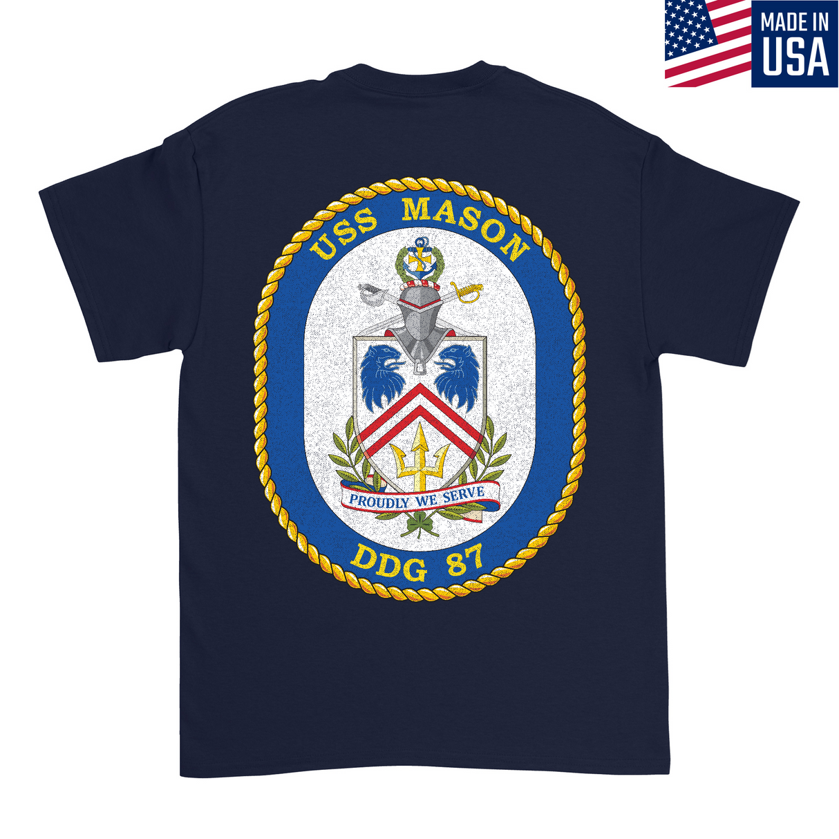 Mens Medium Dark Navy Style_T-Shirt