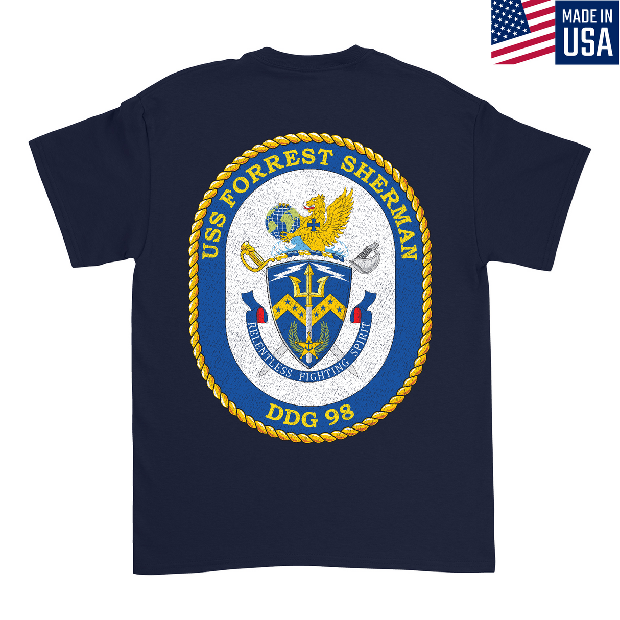 Mens Medium Dark Navy Style_T-Shirt