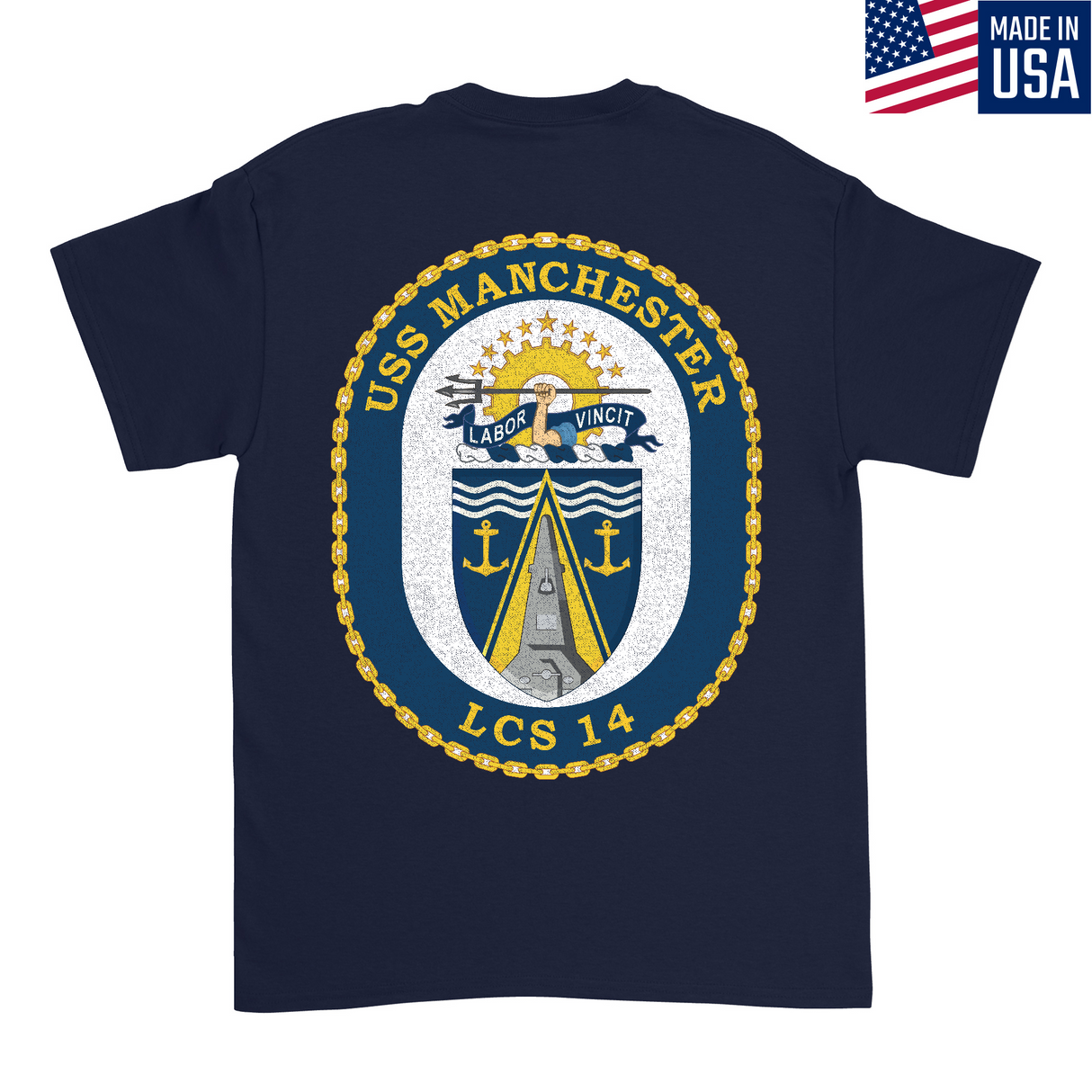 Mens Medium Dark Navy Style_T-Shirt