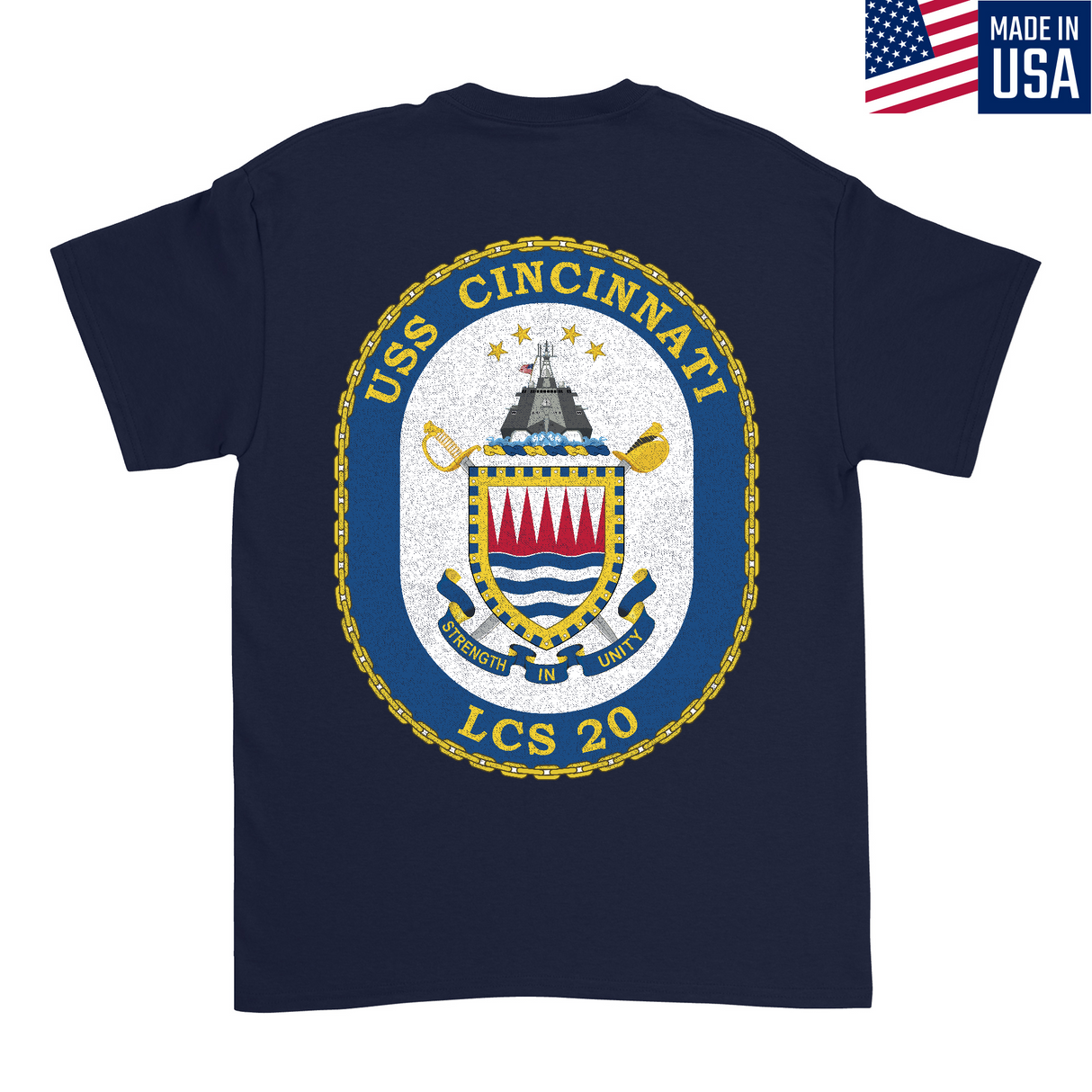 Mens Medium Dark Navy Style_T-Shirt