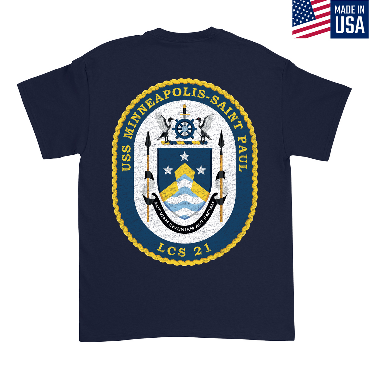 Mens Medium Dark Navy Style_T-Shirt