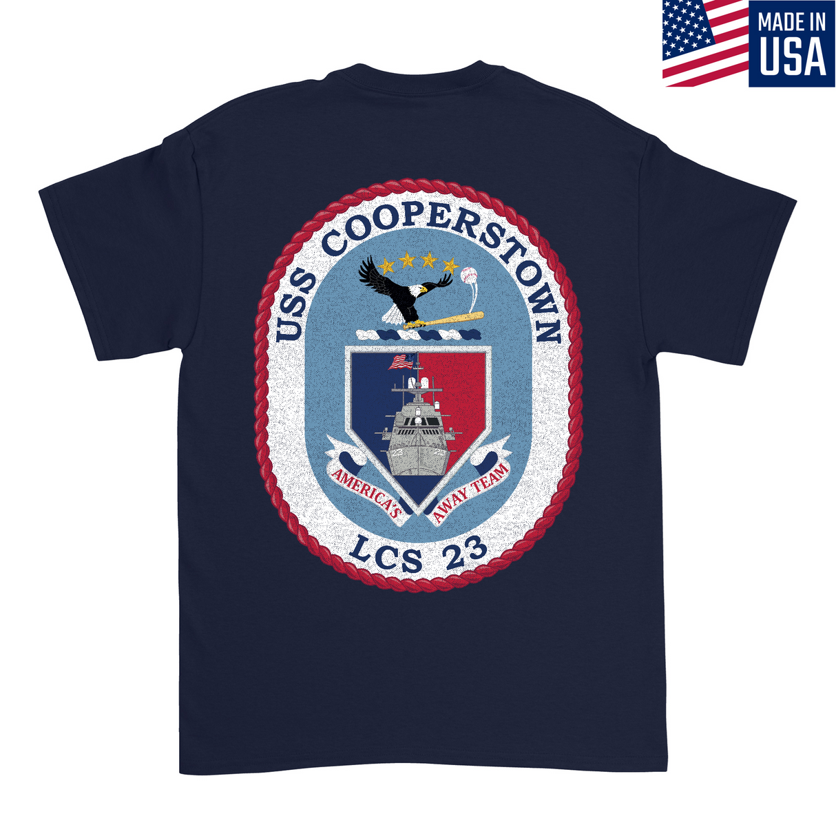 Mens Medium Dark Navy Style_T-Shirt